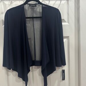 R&M Richard’s Navy Women's cardi